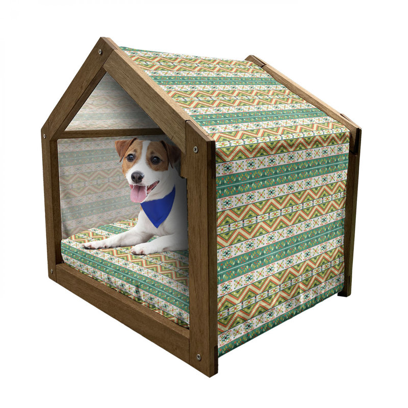 Niche pour chien en bois, H 25,59 po x l 29,53 po x P 21,65 po