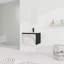 Meuble-lavabo mural 24 po avec lavabo en céramique et porte d'armoire à fermeture en douceur, ensemble KD