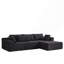 Ensemble de canapé modulaire rembourré Modern Chenille