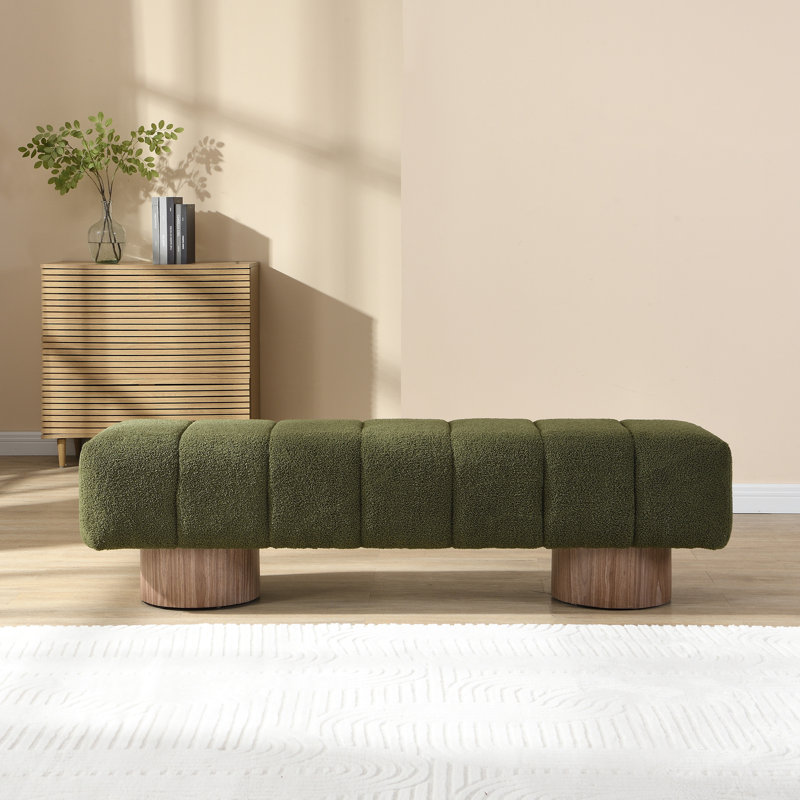 Banc rembourré Green Boucle