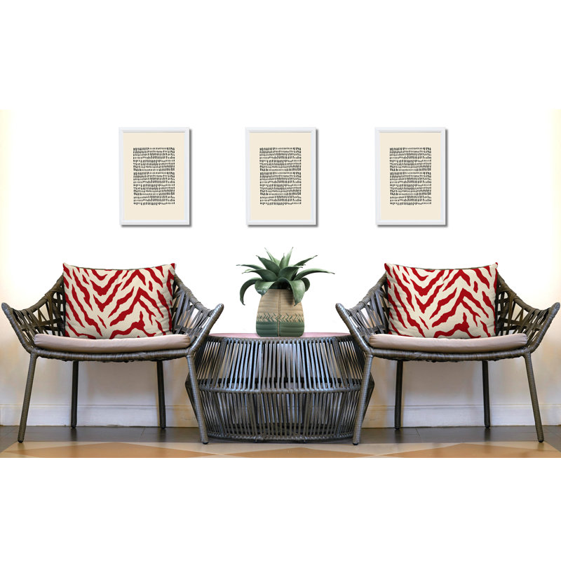 Coussin intérieur / extérieur Billi, 25x18, Red