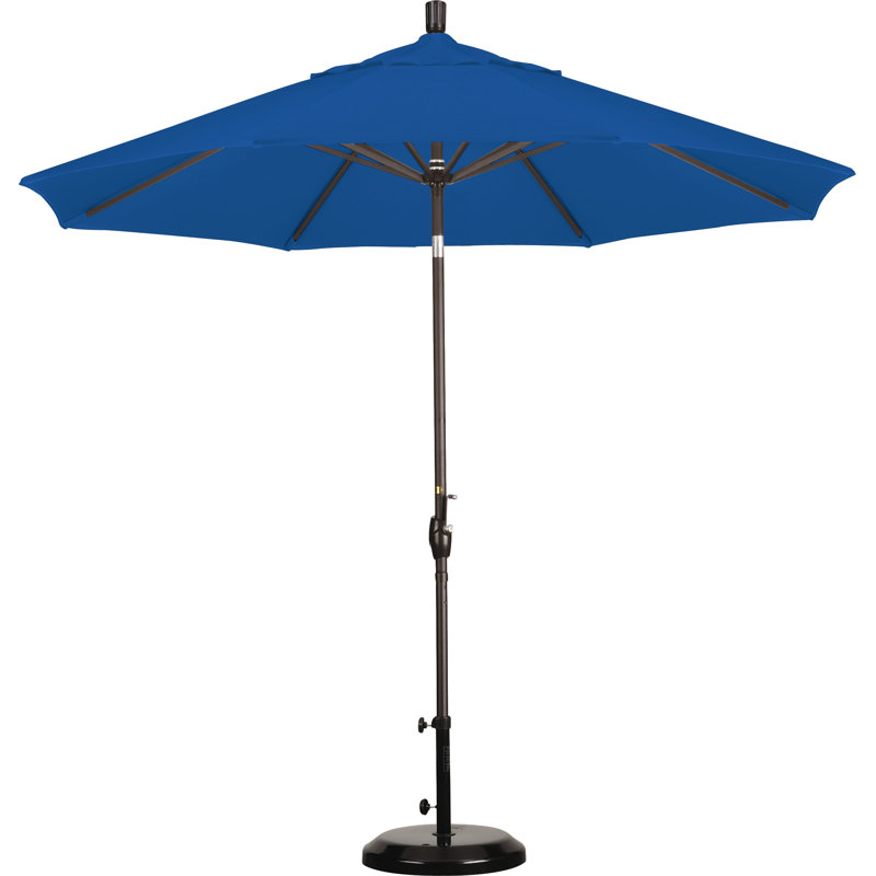 Parasol de marché 9 pi Iuka, Bleu pacifique - Pacifica, 225