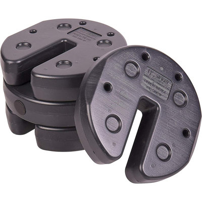 US Weight 30 lbs. Concrete Prefilled Canopy-Pop Up Tent Weights - Set of 4