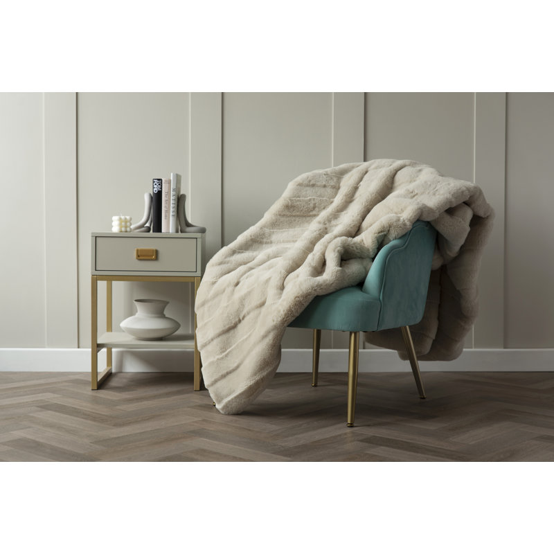 Alaska Throw Blanket, Cream