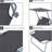 Adjustable Grey Beach Lounge Chair With Folding Function And High Fabric - For Camping, Hiking, Backyard Foldable
