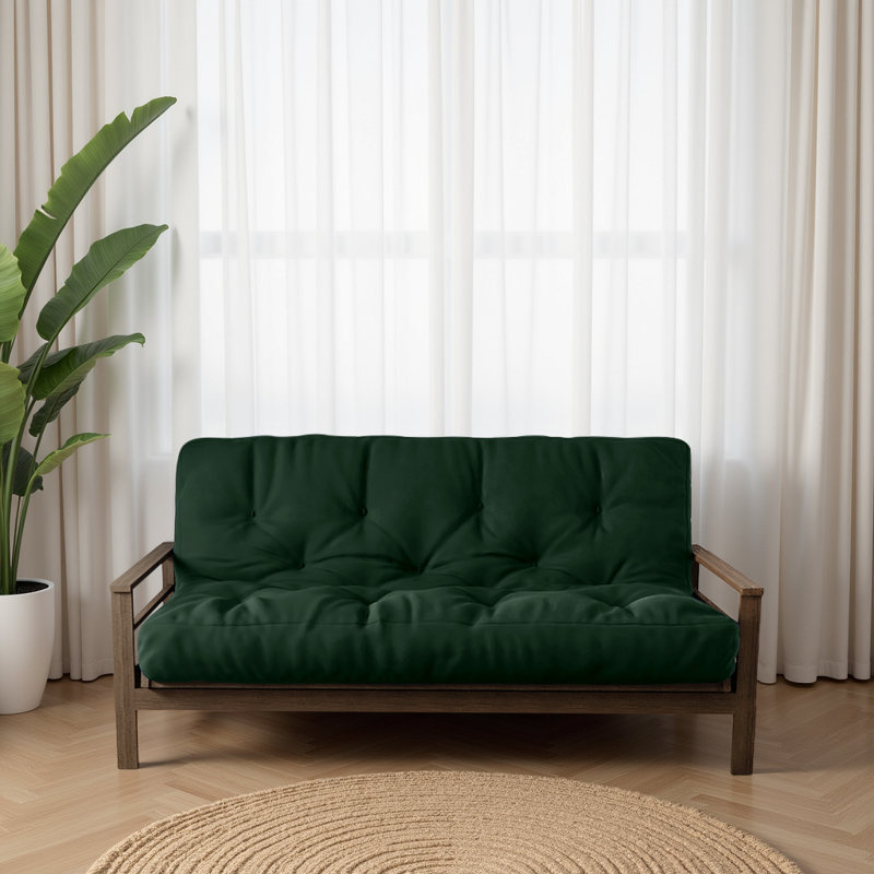 Matelas en mousse viscoélastique Hooppole Premium - Certifié CertiPUR-US, sans cadre, 8', Double, Vert foncé