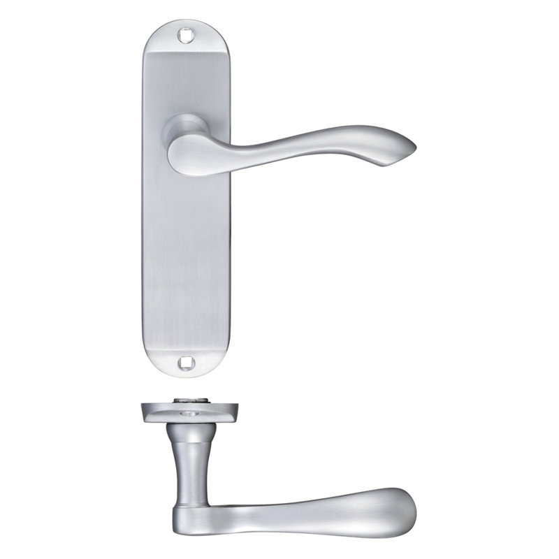 Arundel Latch Right Hand Door Handle, Satin Chrome