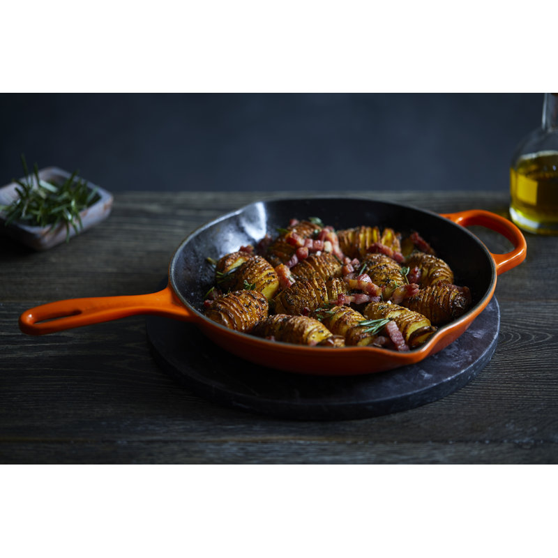 Le Creuset Enameled Cast Iron Skillet, Flame