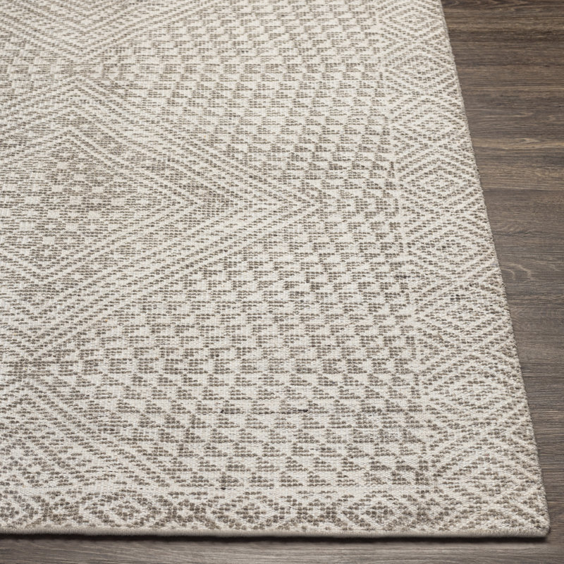 Tapis gris Caedance, Tapis de couloir 2 pi 6 po x 8 pi