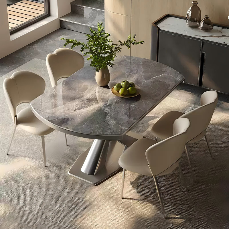 Table de salle à manger Sintered Stone, H 29,53 po x L 47,24 po x l 31,5 po 