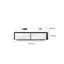 Table rectangulaire légère et luxueuse-108279879