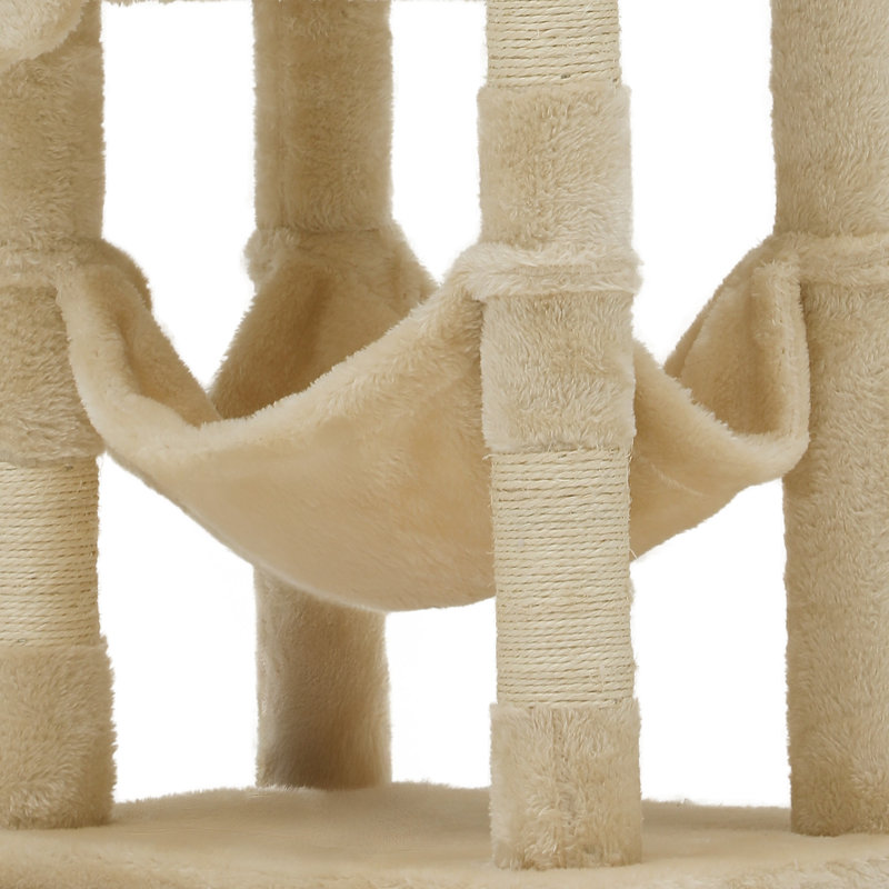Arbre à chat H 44 po Fiton, Beige