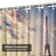 Rideau de douche avec 12 crochets Old Paris Tour Eiffel Architecture-340178532