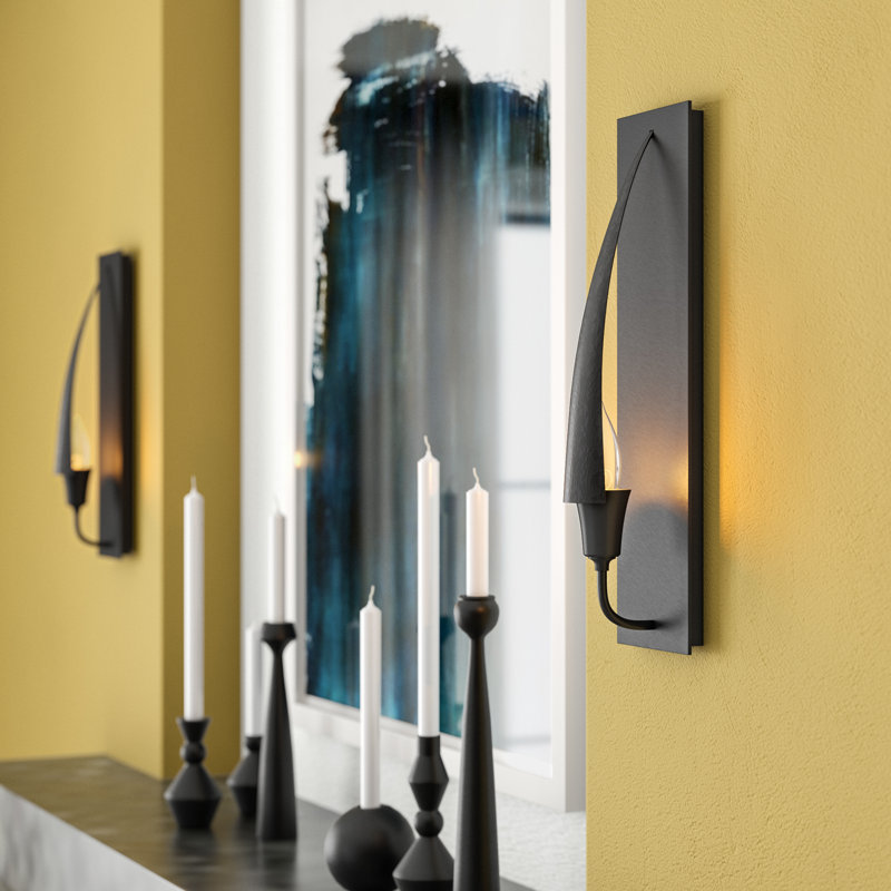 Cirque 1 - Light Flush Mounted Sconce, Dark Smoke