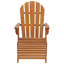 Teak Adirondack Chair with Ottoman