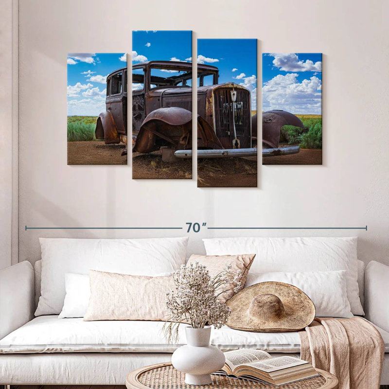 Mehar Abandoned Antique Car, 32" H x 52" W