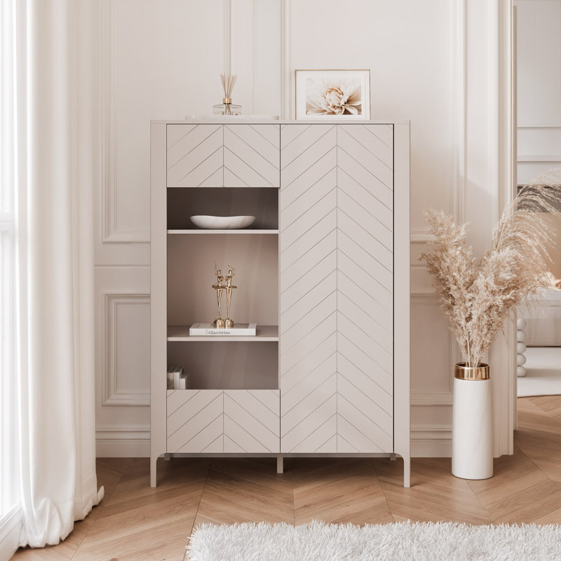 Rectangle Accent Cabinet, Cashmere