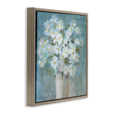 Daisy Blooms Abstract Flowers