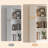 70.9'' H X 23.6'' W Standard Bookcase Cabinet with 2 Open Shelves and 3 Drawers-679389412
