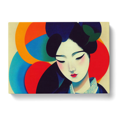Geisha - Wrapped Canvas Print