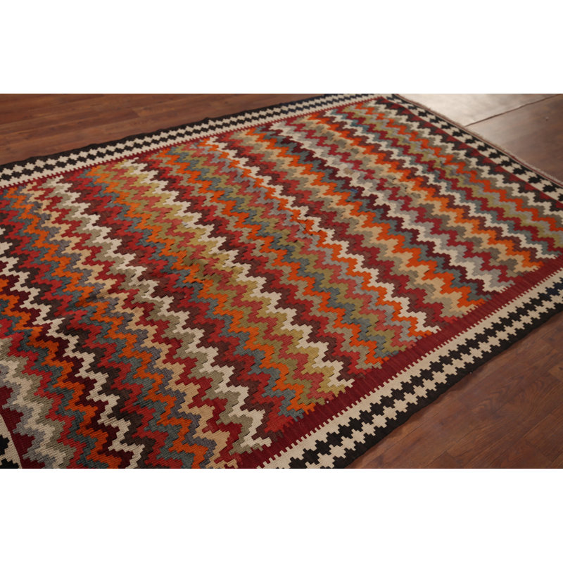 Tapis tissé à plat kilim 5 x 8