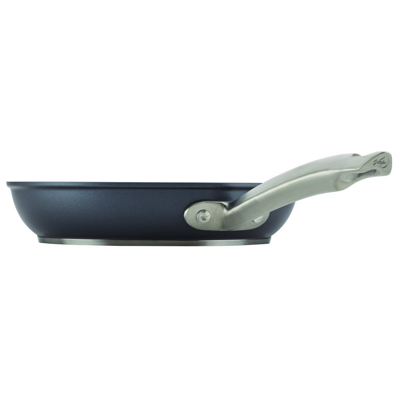 Anolon Accolade Hard Anodized Nonstick Induction Frying Pans / Skillet Set, Moonstone, 10" W and 8" W