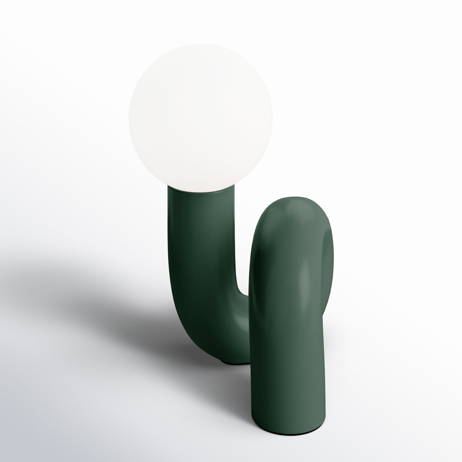 Verda Resin Table Lamp, Green