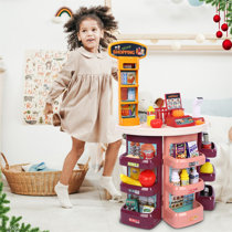 Doll Playsets My Modern Kitchen 32 Full Deluxe Kit with Lights and Sounds,  21 x 13.8 x 4 -Inches
