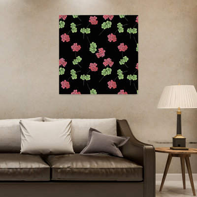 Art contemporain, art floral rétro