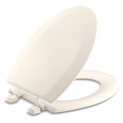Triko Elongated Toilet Seat with Plastic Hinges