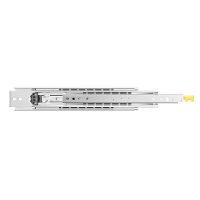 1 Pair Full Extension Drawer Slides 18 20 22 28 30 32 36 38 40 44 48 52 56 60 in, 500 lbs Load Capacity Locking Drawer Slides, Ball Bearing with Lock Side Mount Drawer Slide Rail