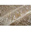 Tapis gris en polyester fabriqué à la main-93833509