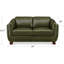 Causeuse en cuir fleur Cactier