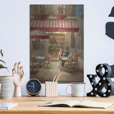«Paris Cafe II Crop» par Danhui Nai