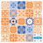 Carreau de mosaïque auto-adhésif en vinyle l 6 po x L 6 po