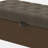 Upholstered Storage Bench With Gold Metal Legs-1092084415
