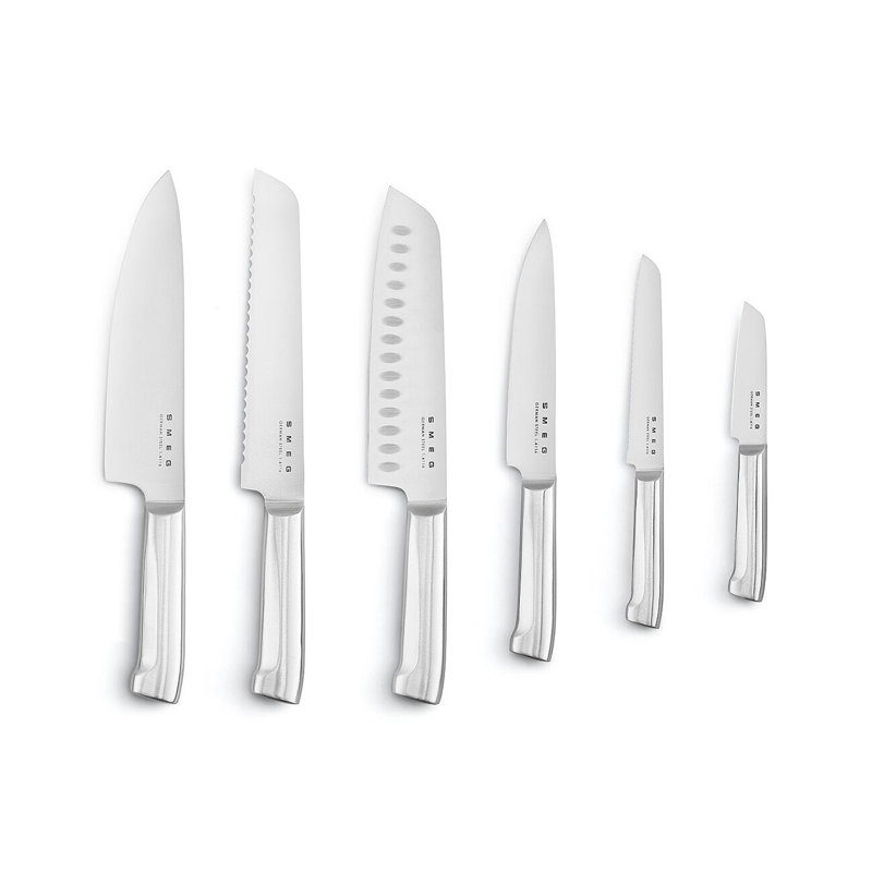 Ensemble de porte-couteaux Smeg, Crème, crème