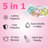 3-in-1 W Home Laundry Pods, 32 Count Box, High Efficiency (HE), Fabric Softener With Rose Extracts