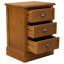 Leann 45cm W Solid Wood Bedside Table