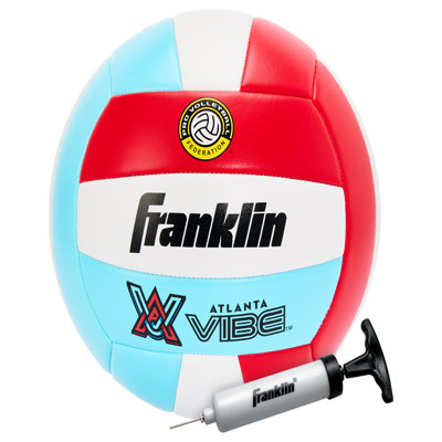 Franklin Sports PVF  Volleyball - Official Size Volleyball - Regulation Size + Weight Volleyball For Kids + Adults - Boys + Girls Volleyball - Official Team Ball