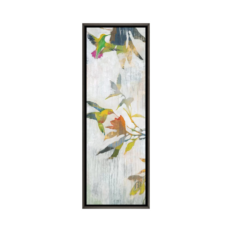 «Garden Party I» par Liz Jardine - impression panoramique, H 48 po x l 16 po x P 1,5 po
