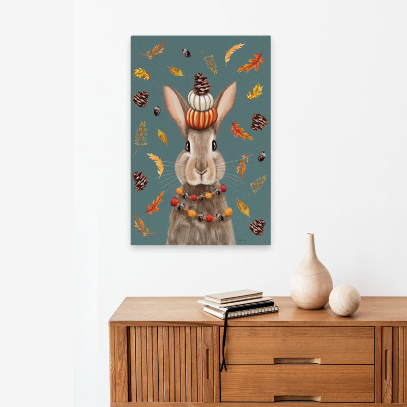 Fall Fall - Art contemporain, H 16 po x l 24 po