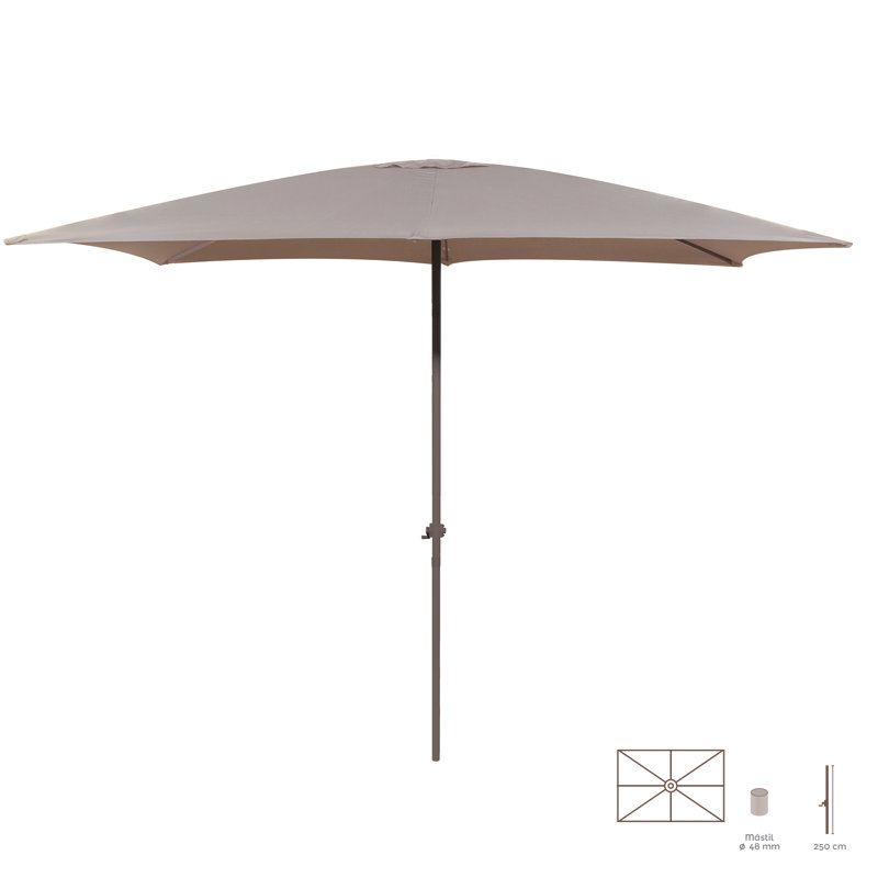 Wilbur 300cm X 400cm Rectangular Tilt Market Parasol