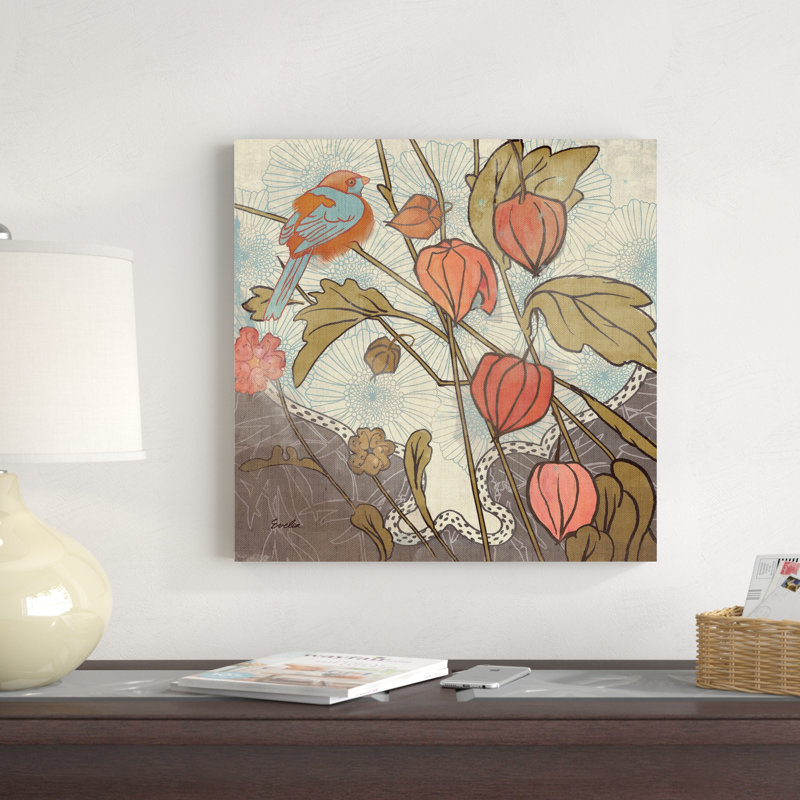 «Spice and Whimsy III» par Evelia Designs - peinture sur toile tendue, H 20 po x l 20 po x P 1,25 po