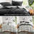 7 Piece Stripe Bedding - King Size. Microfiber Fabric. Ensures A Restful Night. And . Fascinating Pattern. Matches Various Bedroom Styles. To Wrinkles Shrinkage. Easy Tidy King/ Bedding. 100%-126094419