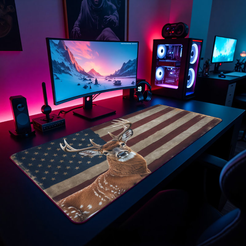 Polyester Desk Pad, 31.5x15.5
