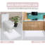 Tapis de bain réversible 100% coton, 3 pièces avec contour, Home Hot Weavers Luxury-93139033