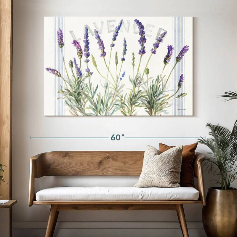 Harnek Floursack Lavender V, 34" H x 51" W