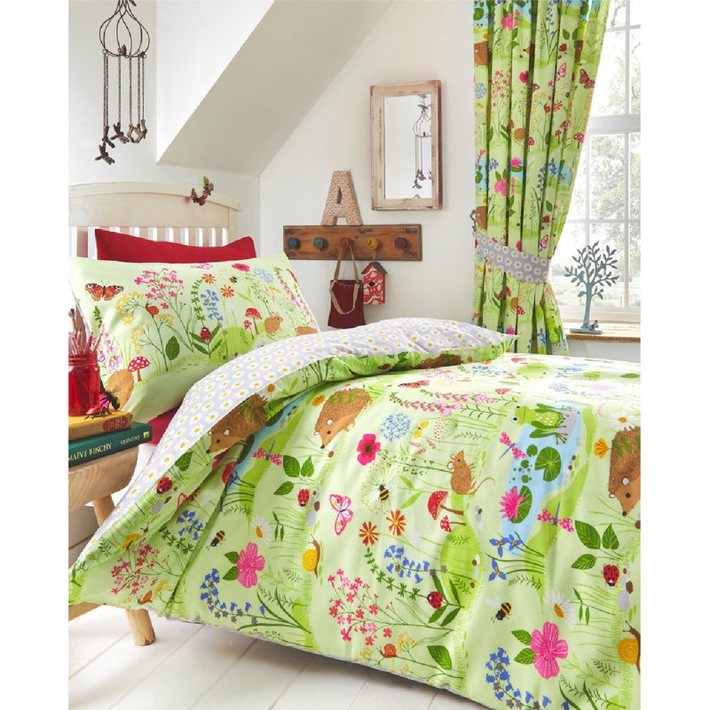 Holmsten Kids Pencil Pleat Room Darkening Curtains (Set of 2), 168 W x 137 D cm