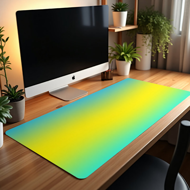 Polyester Desk Pad, 14.4x12.1